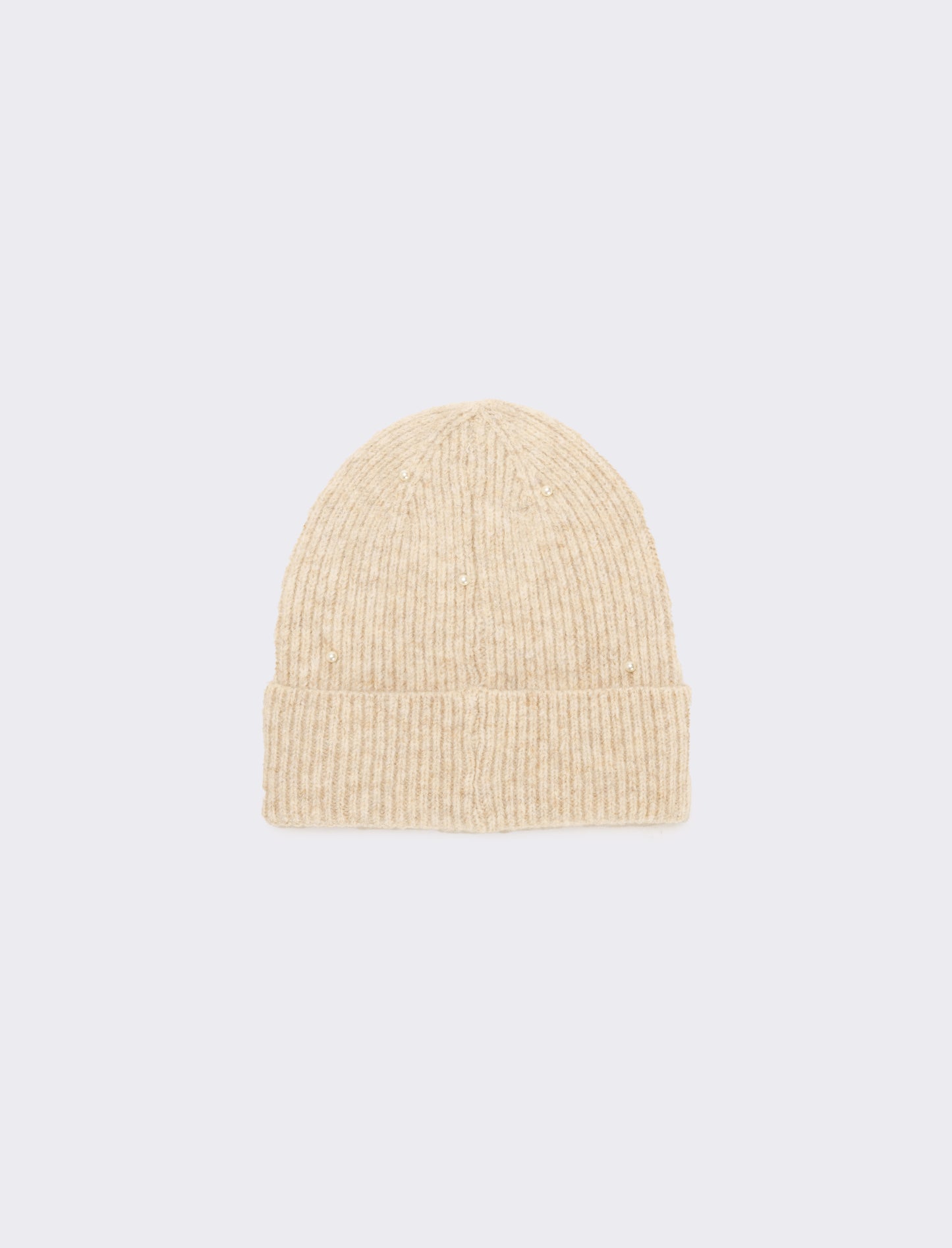 Cappello con fiocchetti in perle - Beige