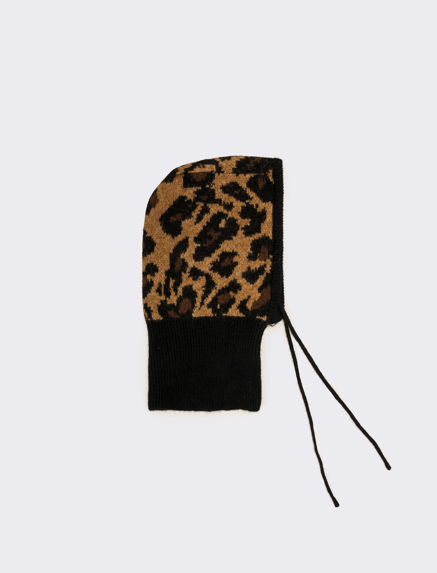 Balaclava donna leopardato e nero - Leopardato