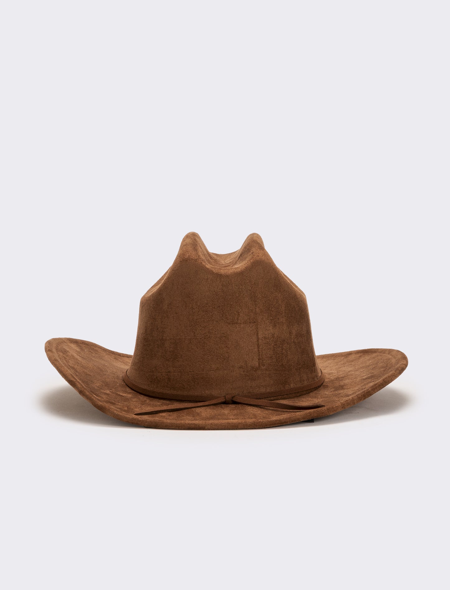 Cappello cowboy in dainetto donna - Marrone
