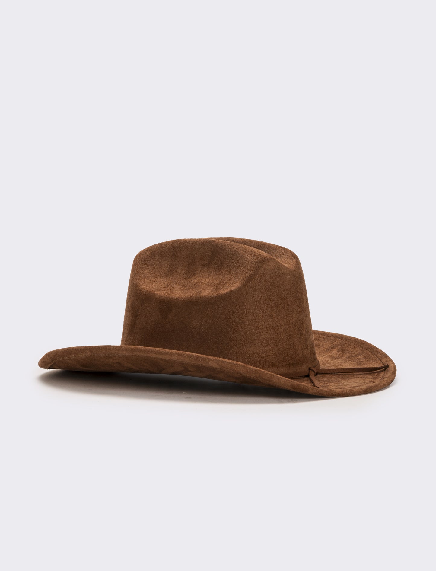 Cappello cowboy in dainetto donna - Marrone