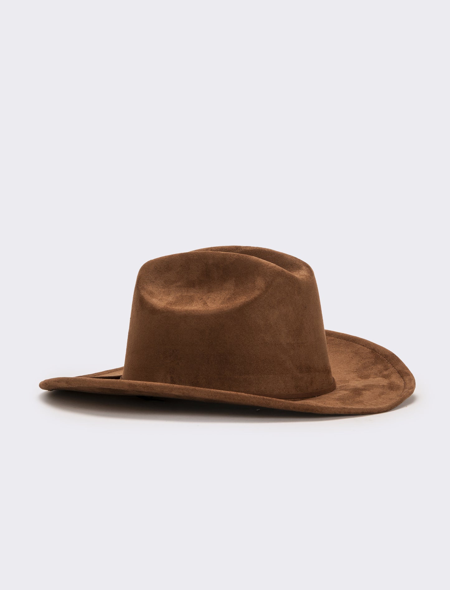 Cappello cowboy in dainetto donna - Marrone