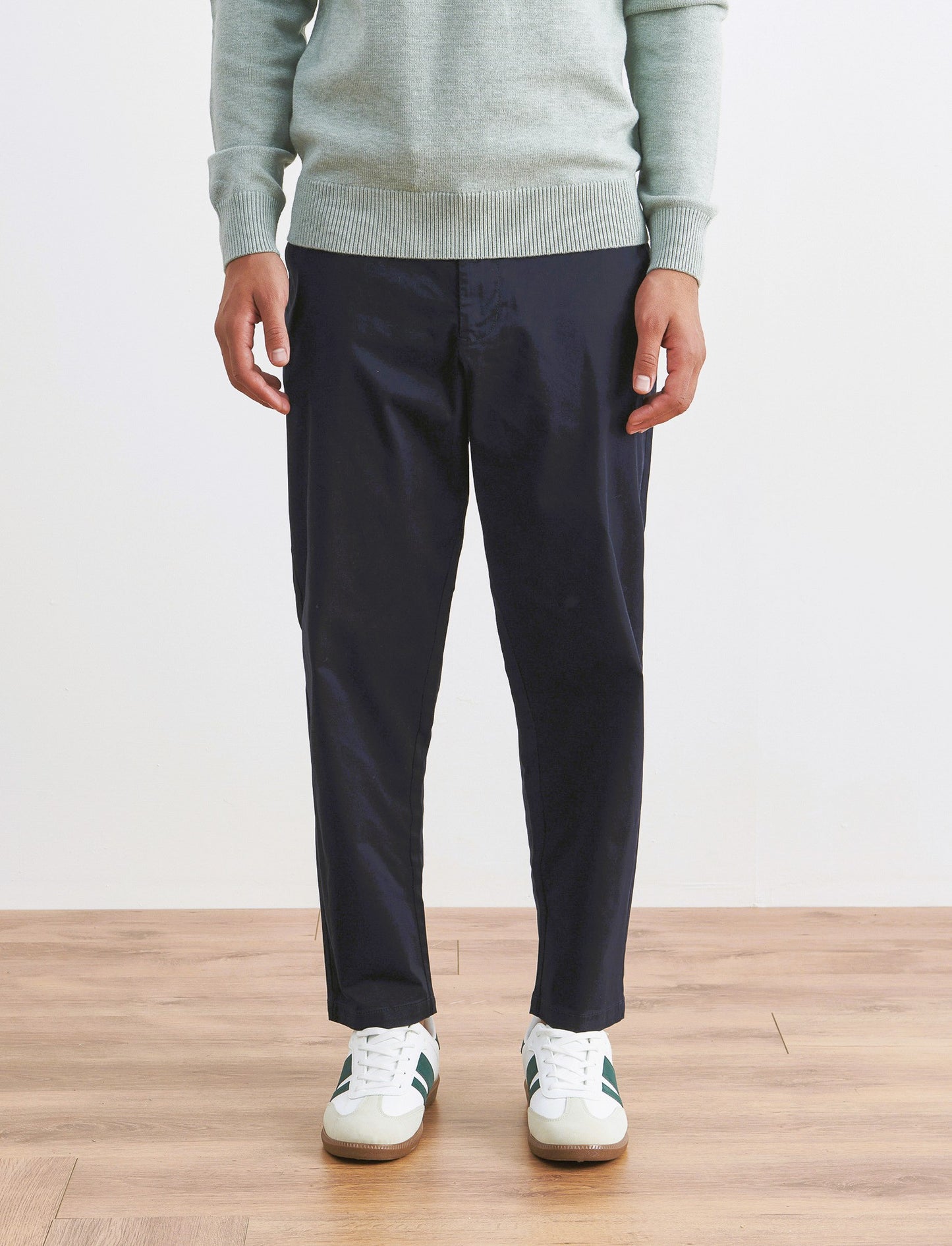 PANTALONI CHINO RELAXED TESSUTO PREMIUM - Blu