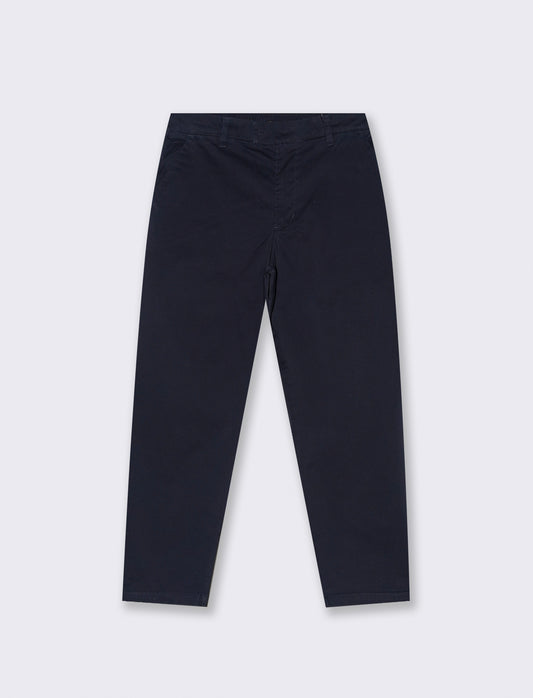 PANTALONI CHINO RELAXED TESSUTO PREMIUM - Blu