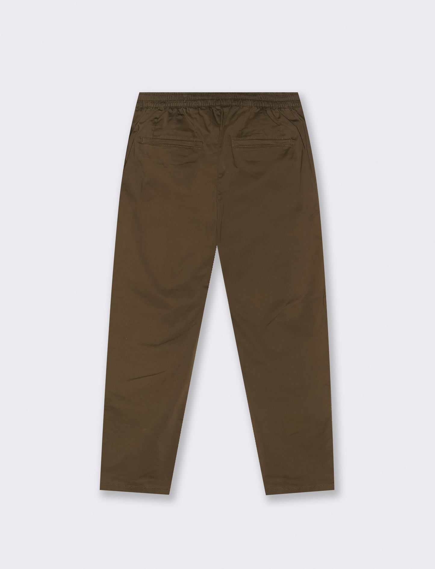 PANTALONI CHINO RELAXED TESSUTO PREMIUM - Grigio fango
