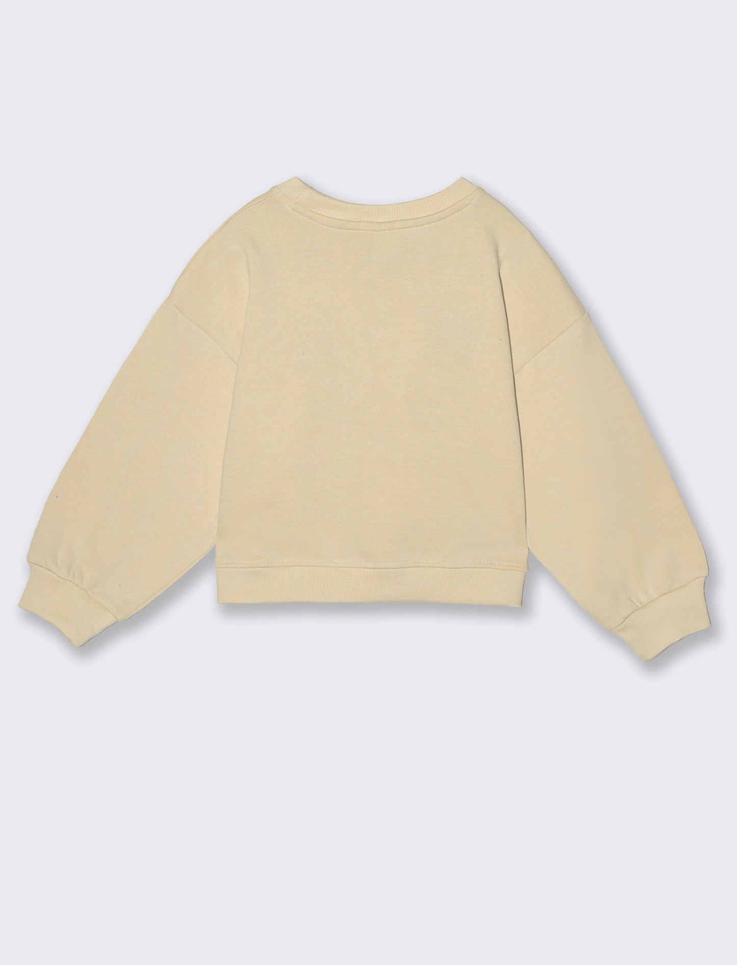 Felpa ricamo - Beige