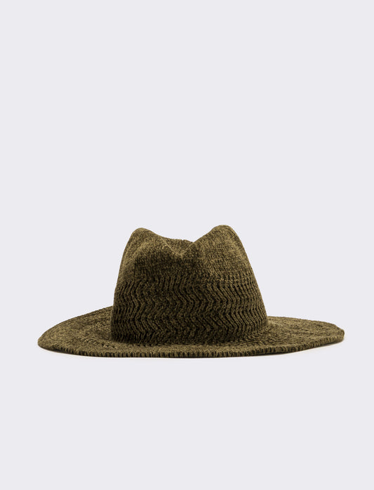 Cappelli cowboy in ciniglia traforato - Verde