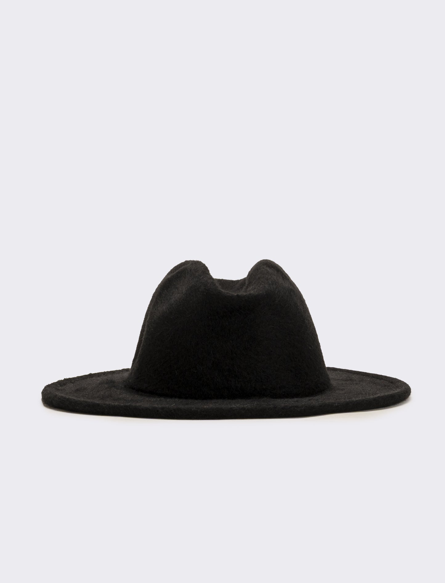 Cappello cowboy finta pelliccia - Nero