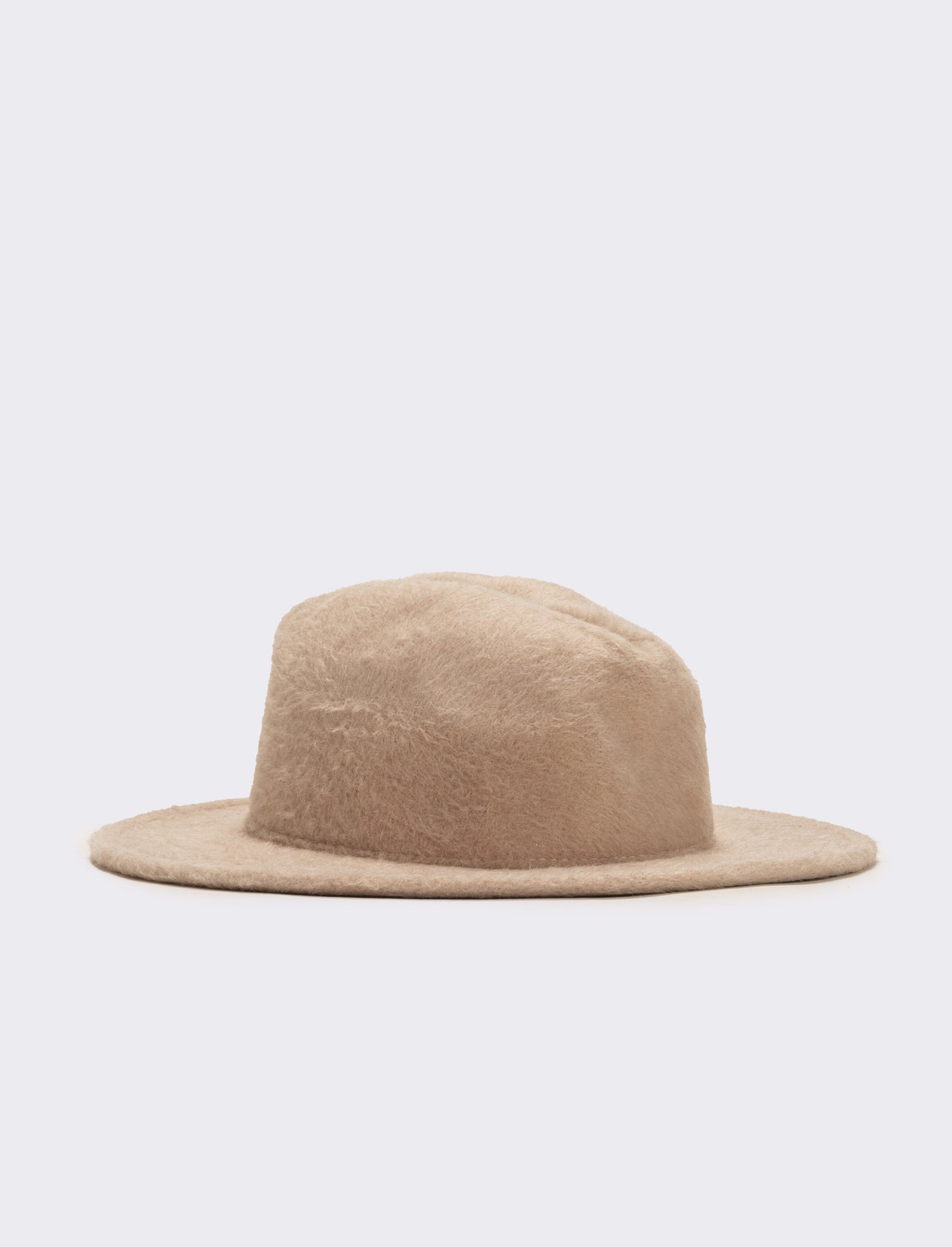 Cappello cowboy finta pelliccia - Beige chiaro