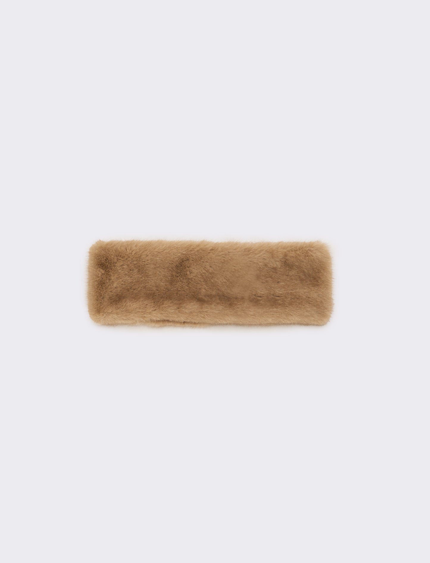 Fascia donna in finta pelliccia - Beige