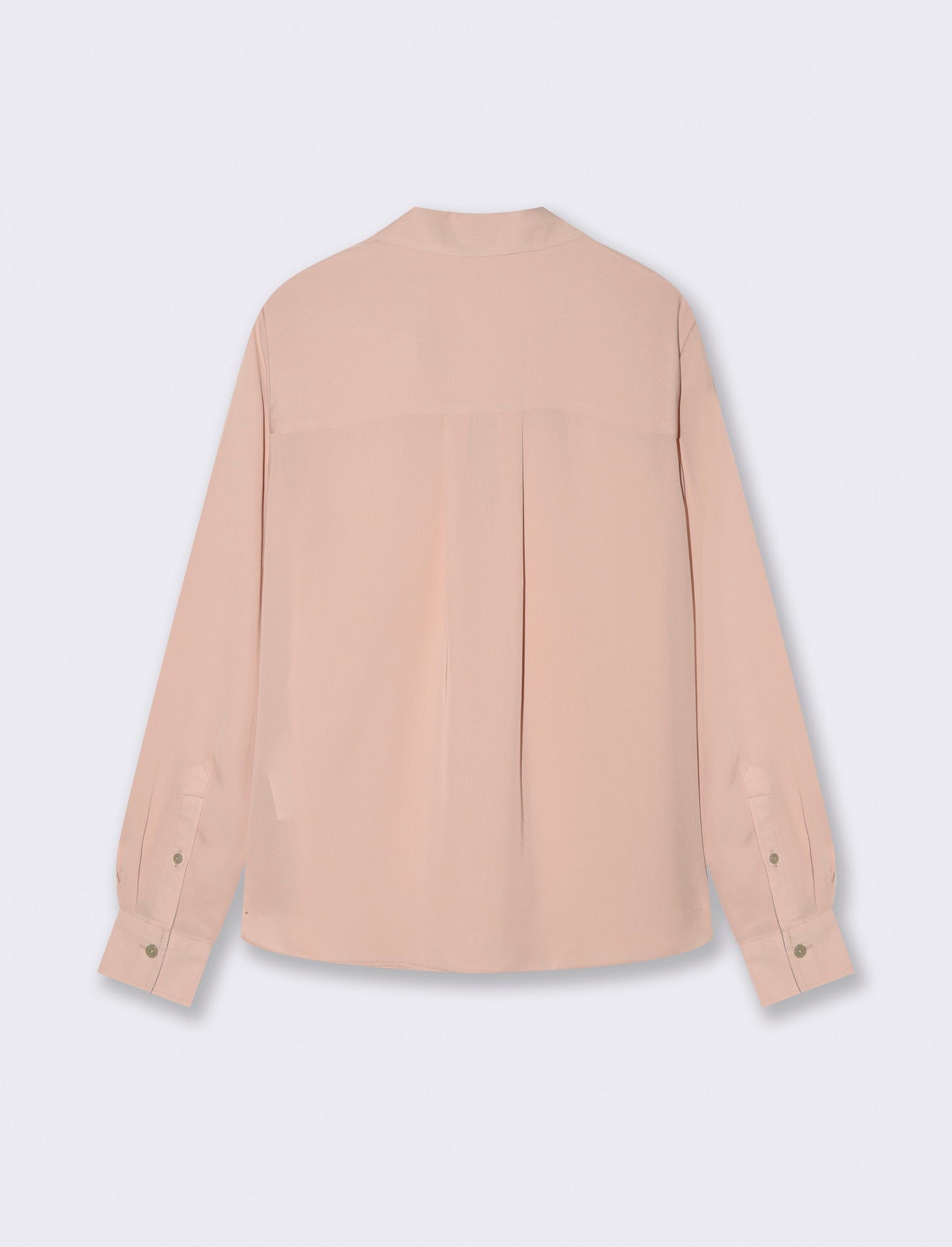 Camicia con Spacchi e Manica Lunga - Rosa chiaro