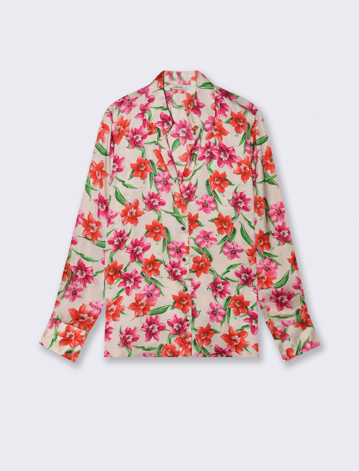 Long Sleeve Shirt with Front Knot - 