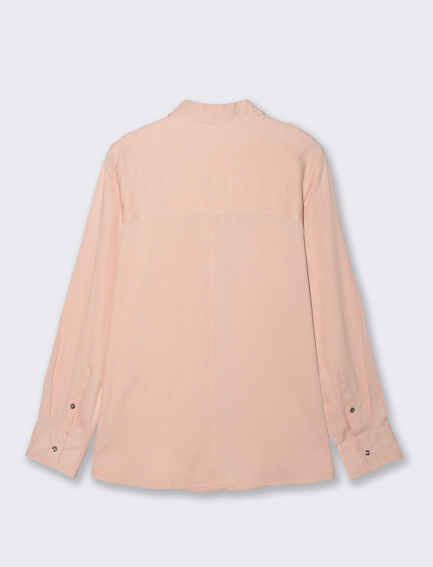 Camicia Basica con Tasche e Laccio - Pesca