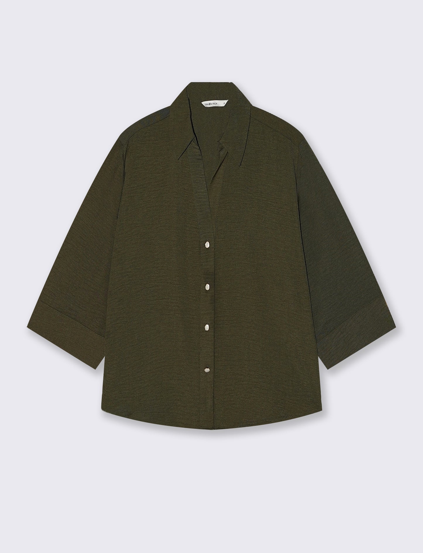 CAMICIA BASICA CON MANICHE A 3/4 - Ve.milit.