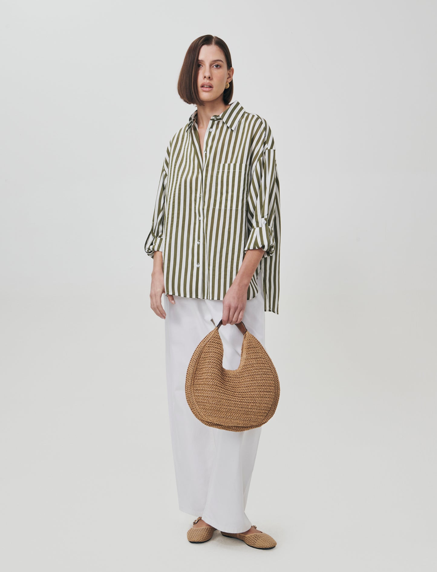 Long Sleeve Striped Shirt - 
