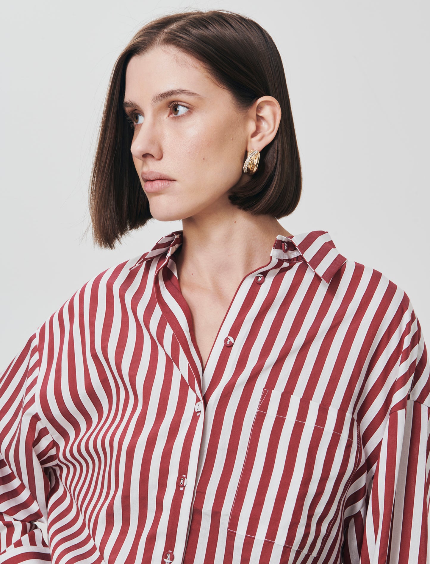Long Sleeve Striped Shirt - 