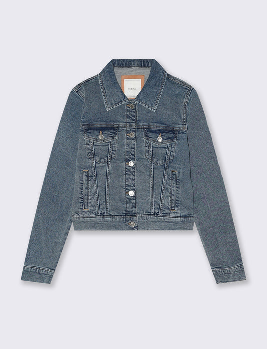 Giubbotto in jeans slim fit - Denim