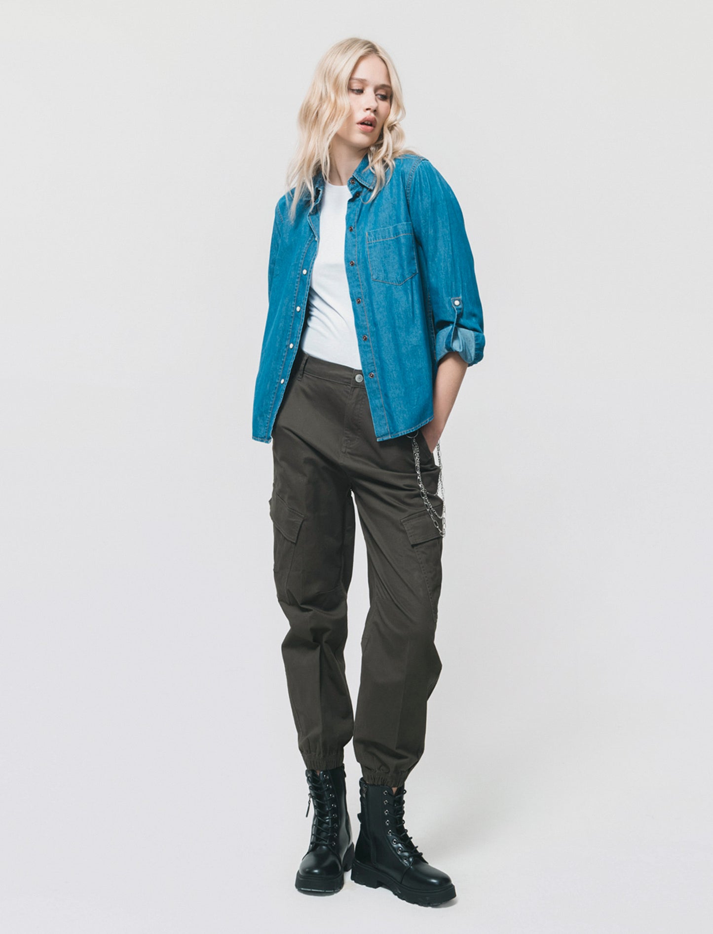 Pantalone con Catena e Elastico - Ve.milit.