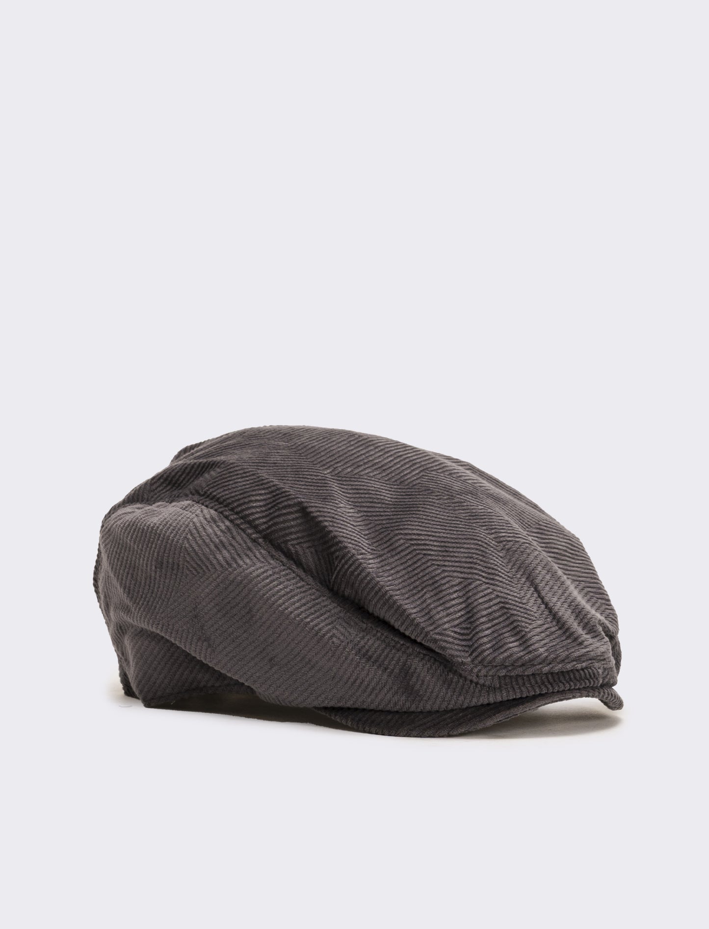 Cappello coppola in velluto uomo - Grigio