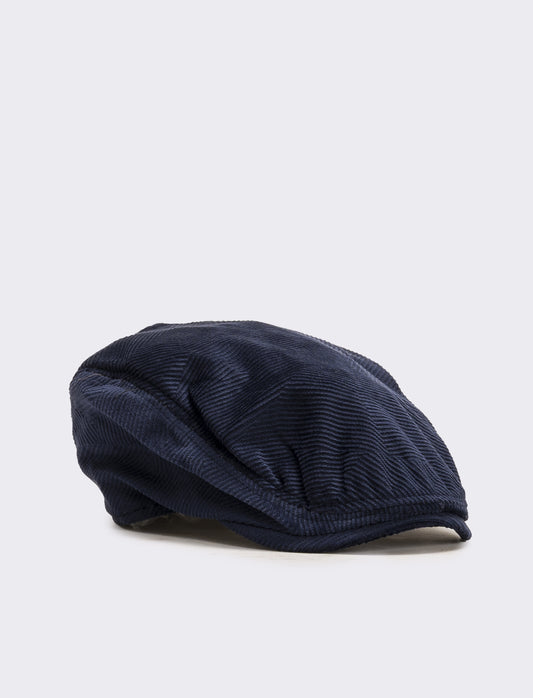 Cappello coppola in velluto uomo - Blu