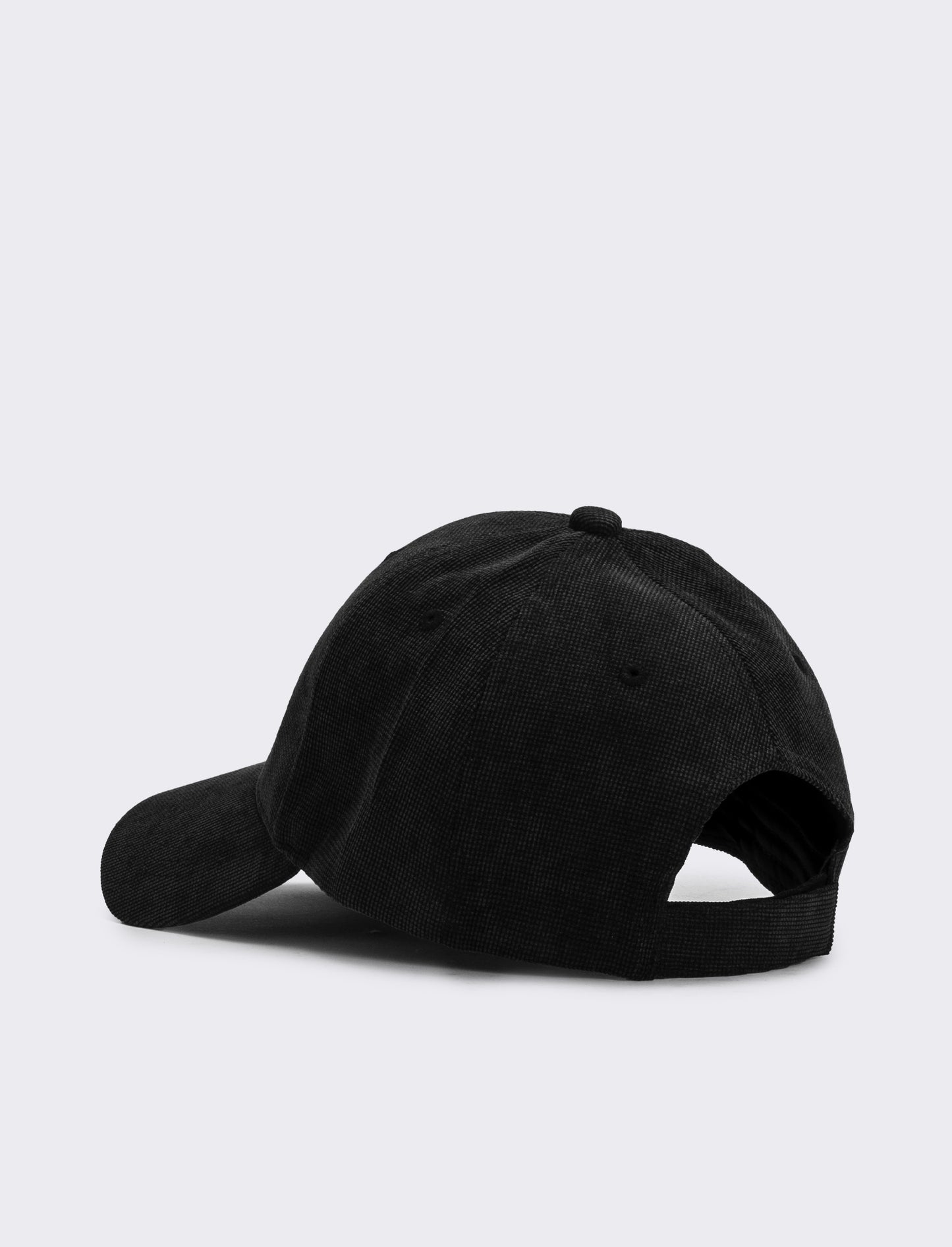Cappello baseball in maglia uomo - Nero