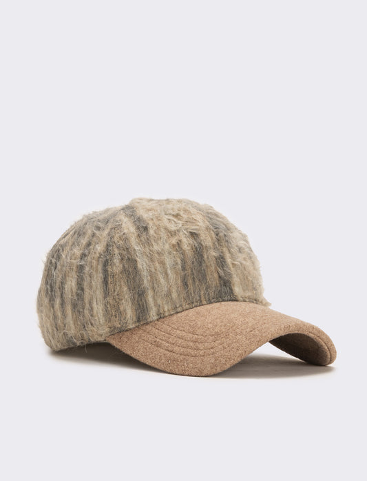 Cappello baseball mimetico uomo - Grigio