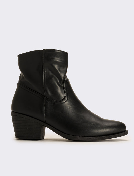 Tronchetto cowgirl da donna - Nero