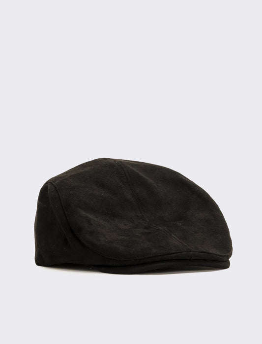 Coppola uomo in suede - Nero