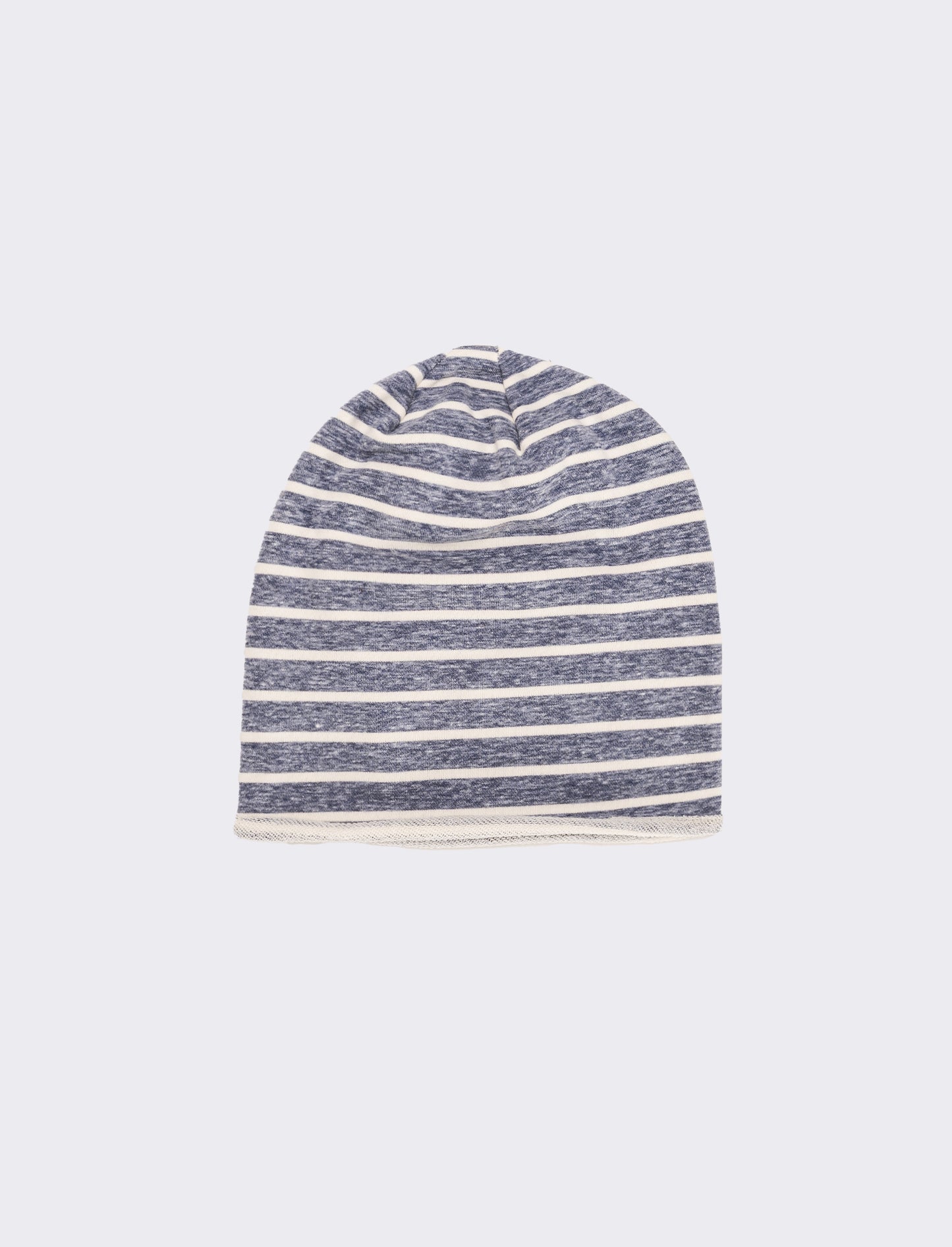 Cuffia a righe french terry uomo - Denim