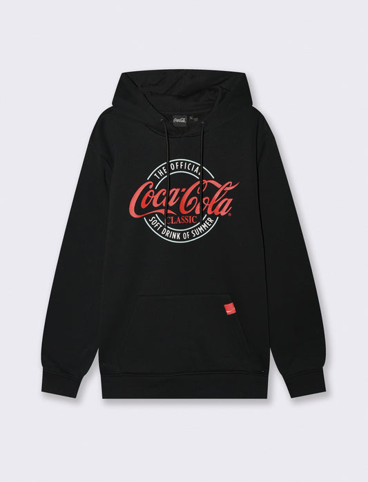 FELPA STAMPA COCA COLA - Nero