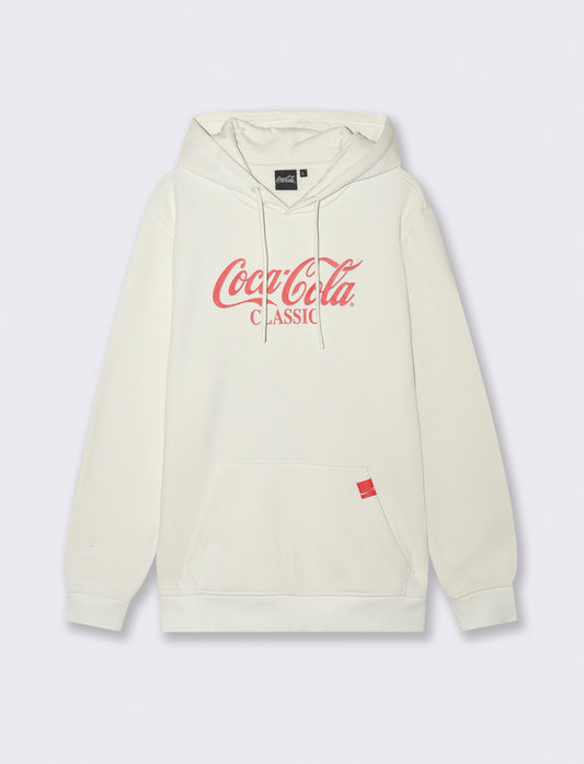 FELPA STAMPA COCA COLA - Bianco