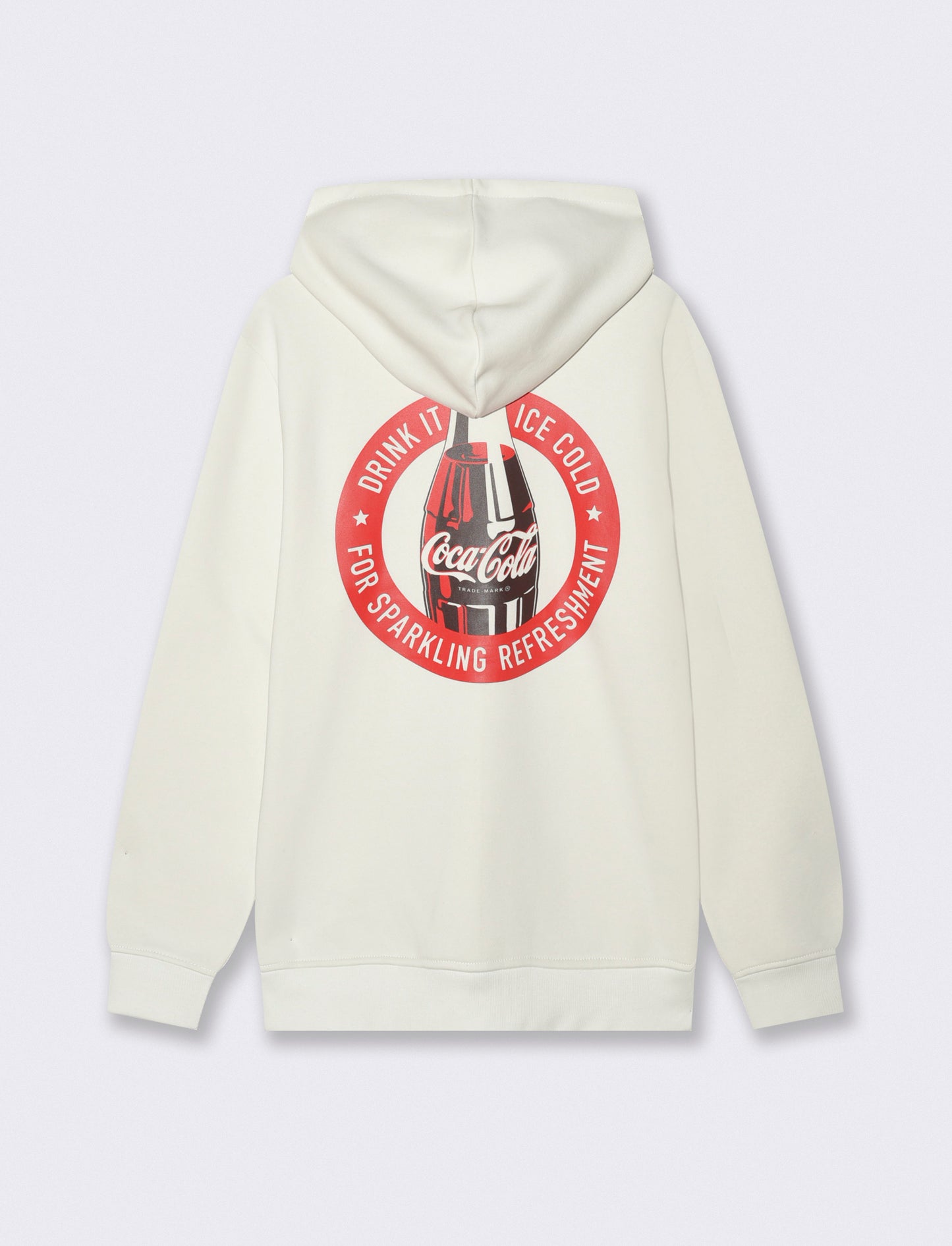 FELPA STAMPA COCA COLA - Bianco