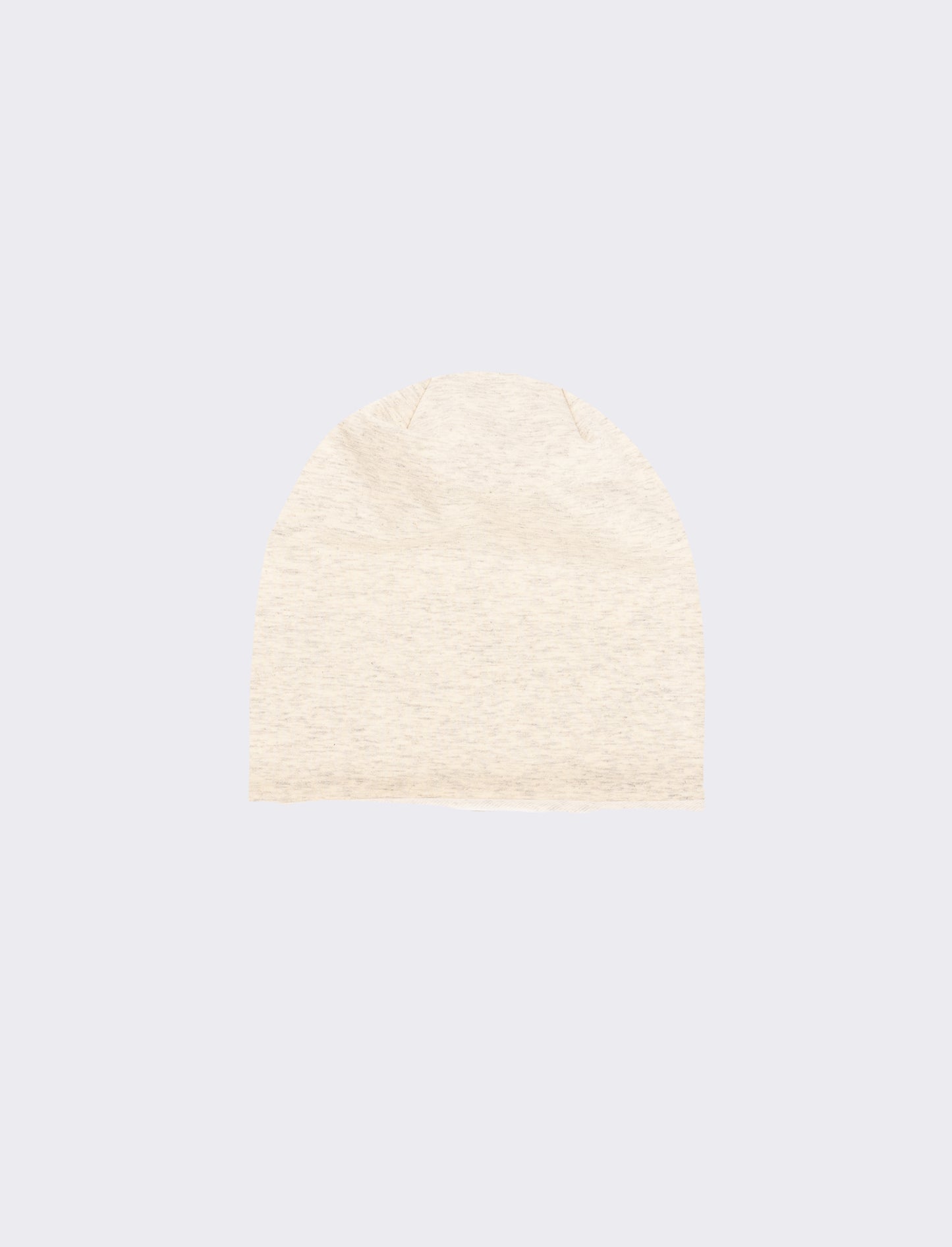 Cuffia melange in jersey uomo - Beige