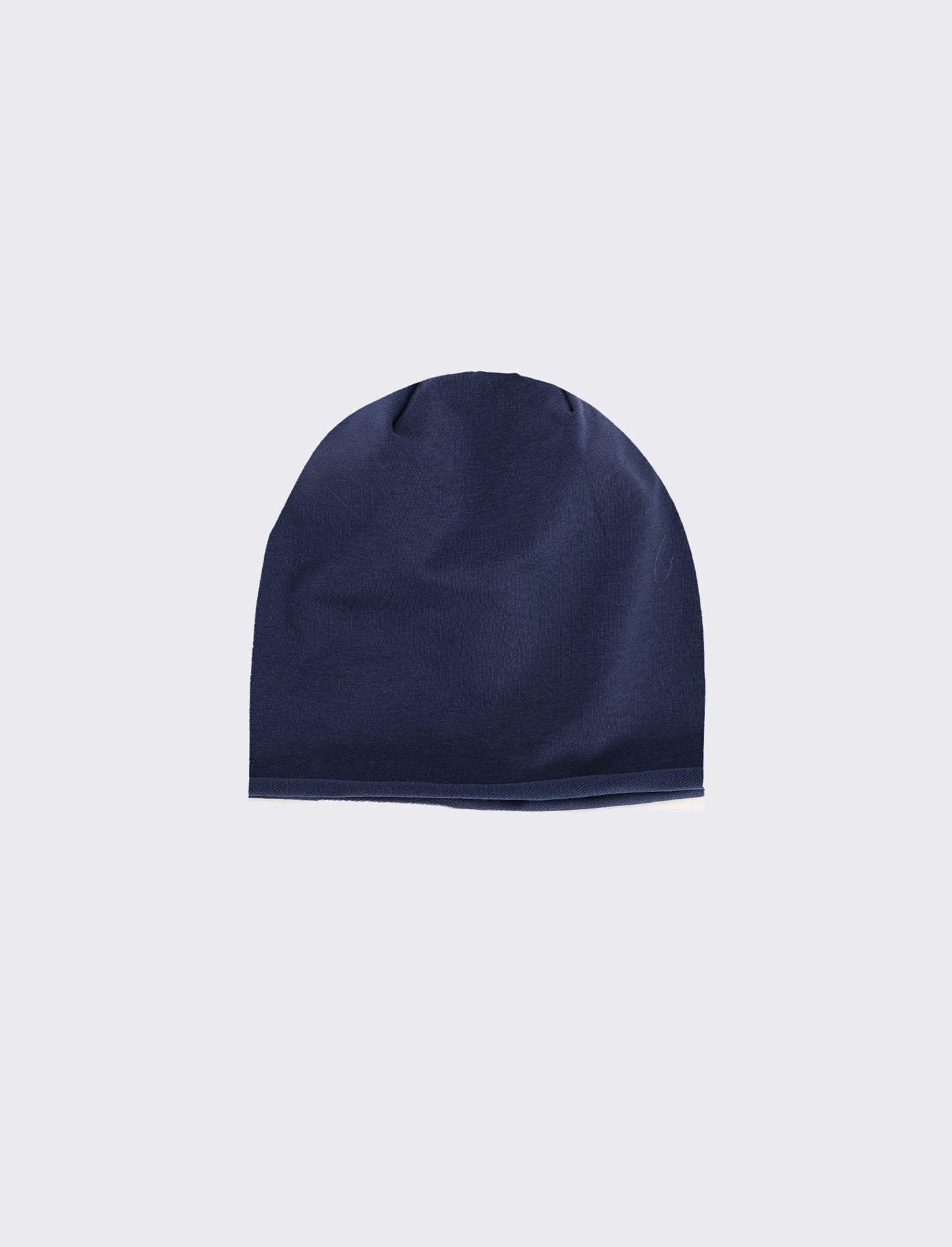 Cuffia melange in jersey uomo - Blu