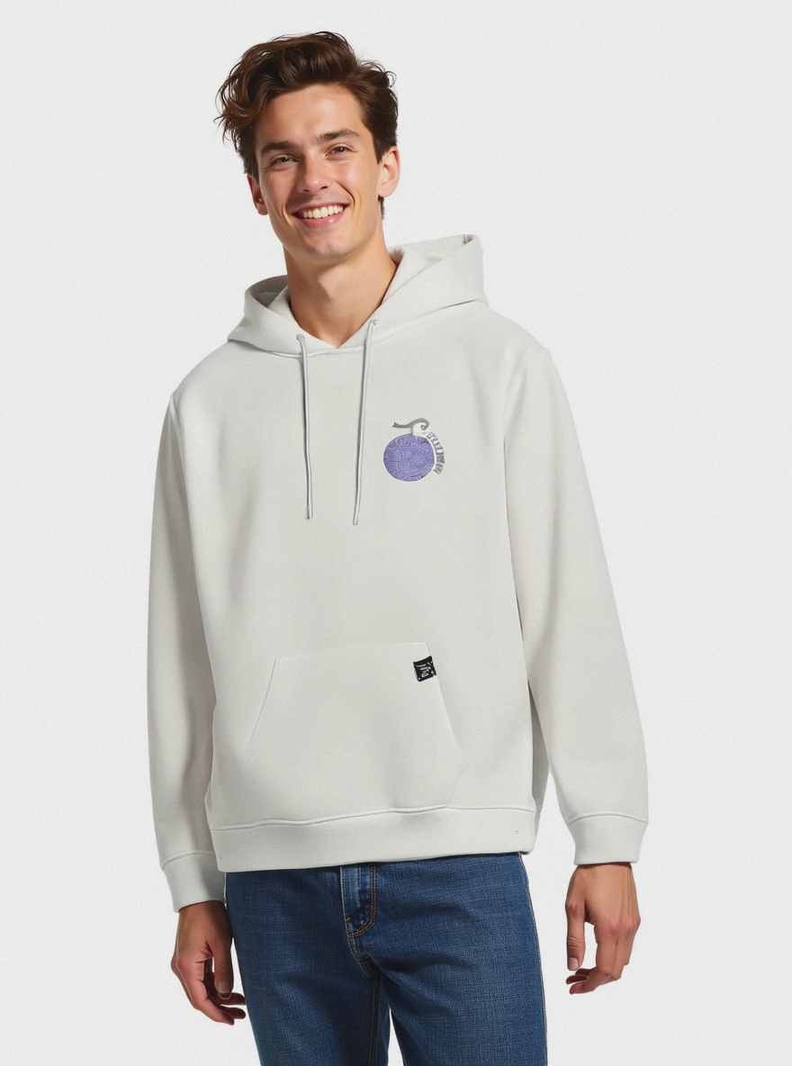 FELPA STAMPA ONE PIECE - Bianco