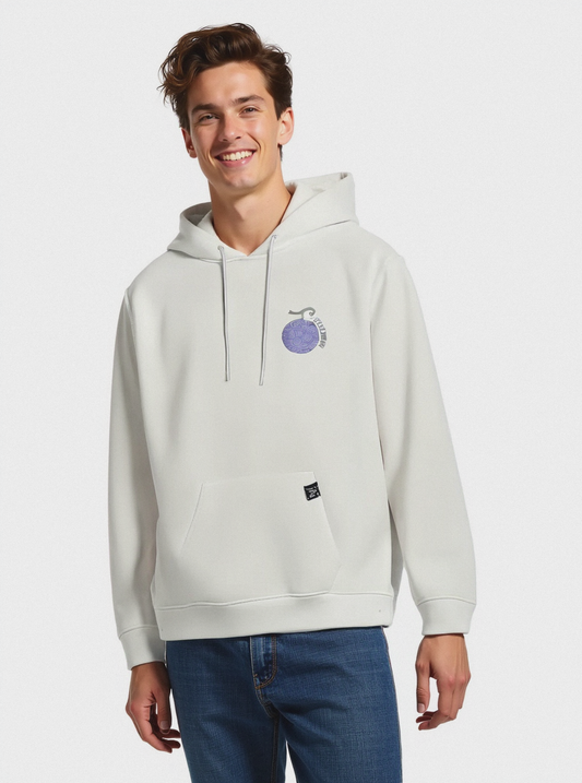 FELPA STAMPA ONE PIECE - Bianco