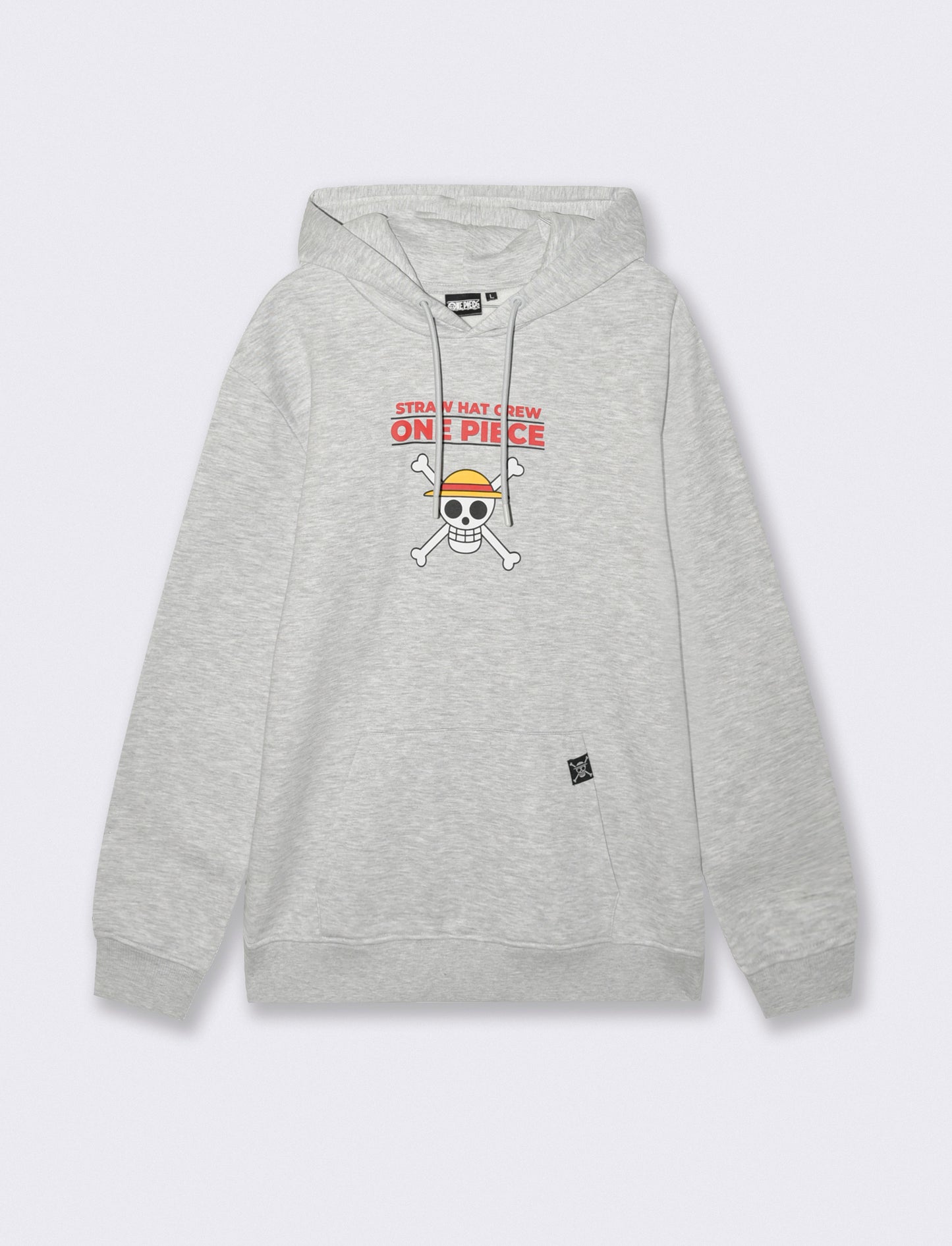 FELPA STAMPA ONE PIECE - Grigio mel.