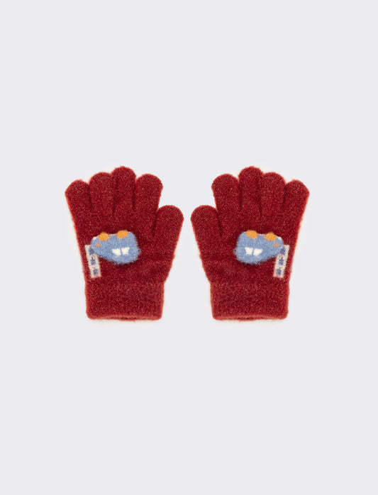 Guanto car bambino - Rosso