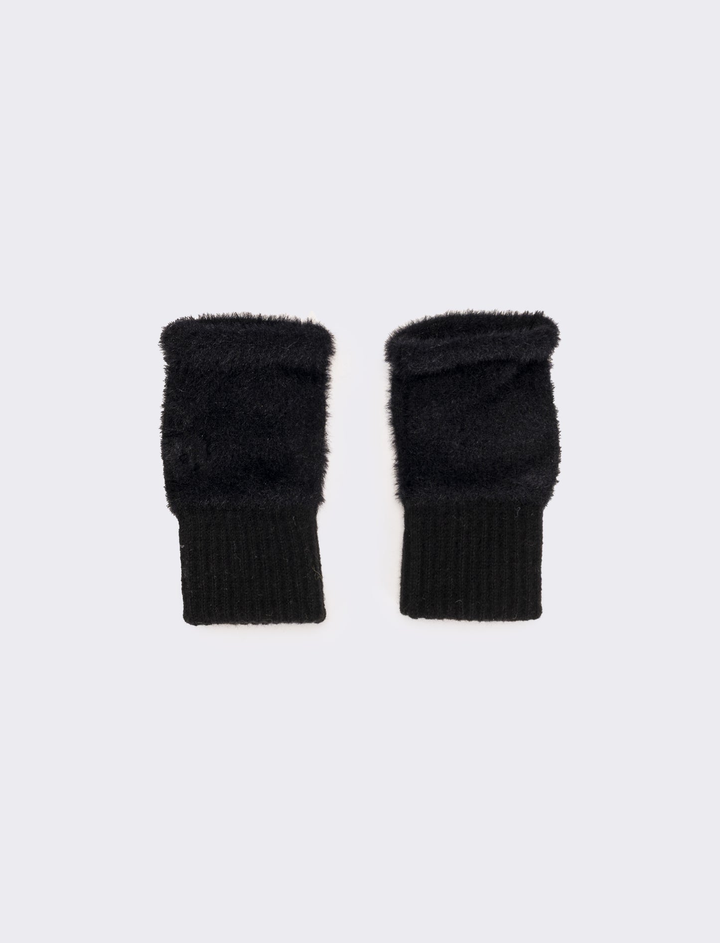 Guanti senza dita elastici donna - Nero