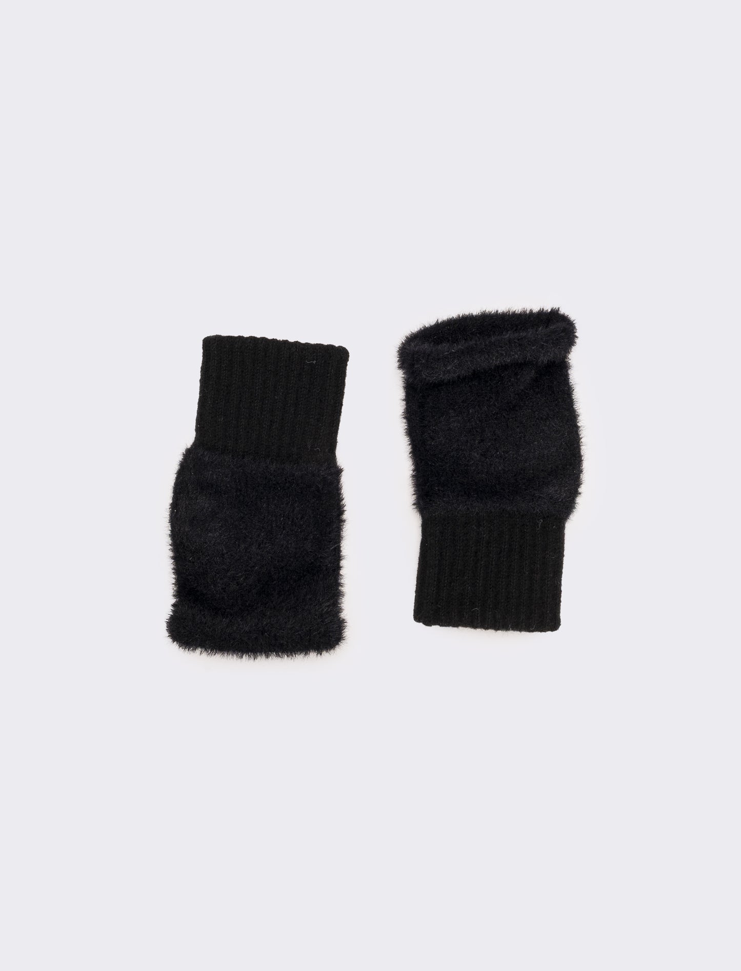 Guanti senza dita elastici donna - Nero