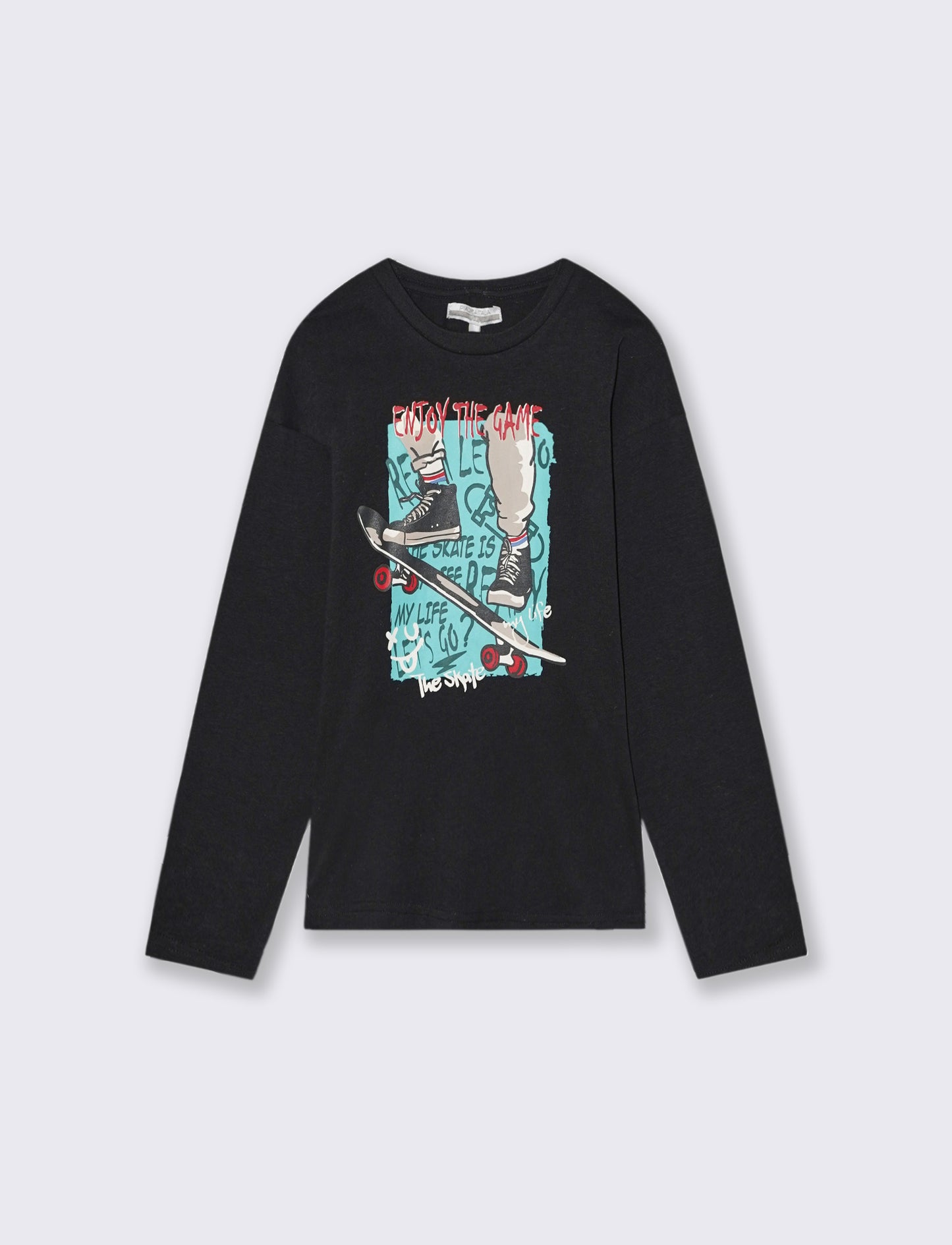 MAGLIA IN JERSEY - Nero