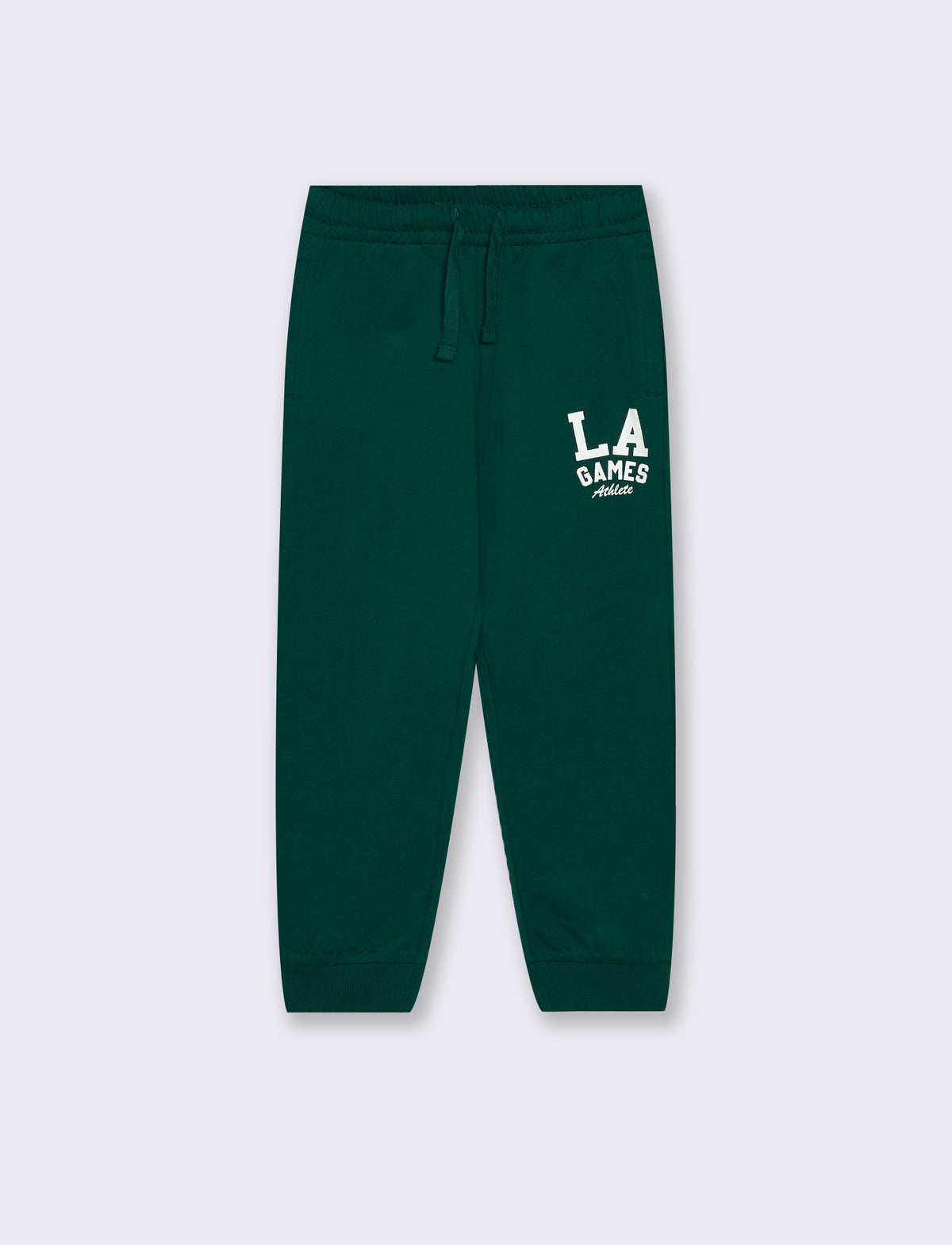 JOGGER CON STAMPA - Verde bottiglia