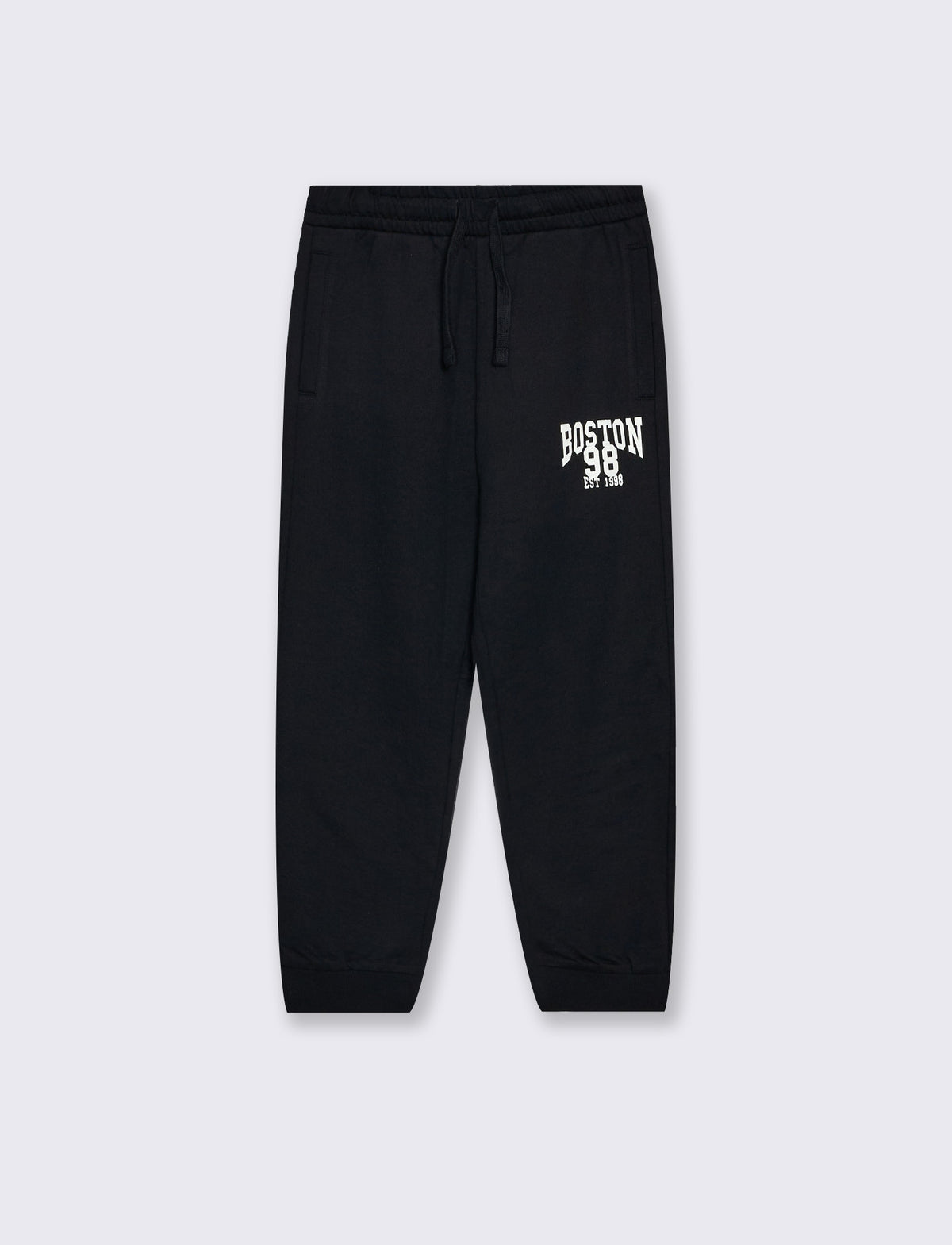 JOGGER CON STAMPA - Nero