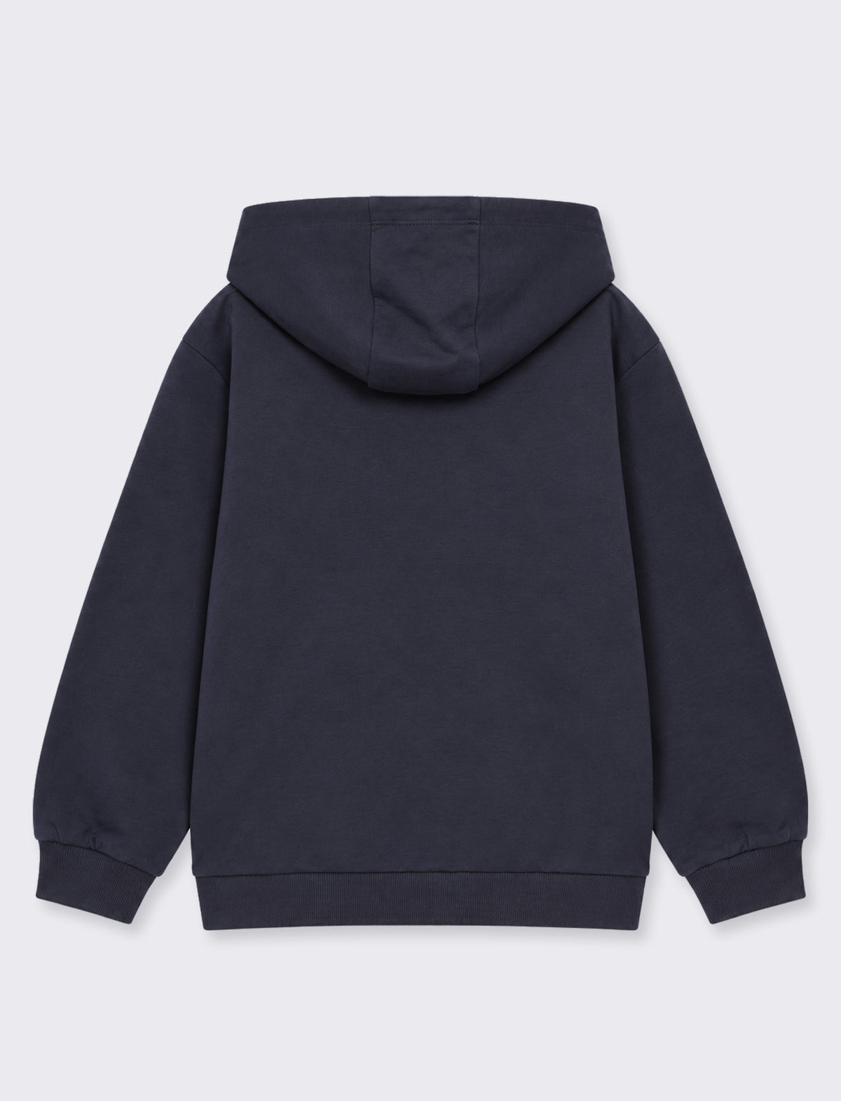 FELPA APERTA CON CAPPUCCIO - Blu