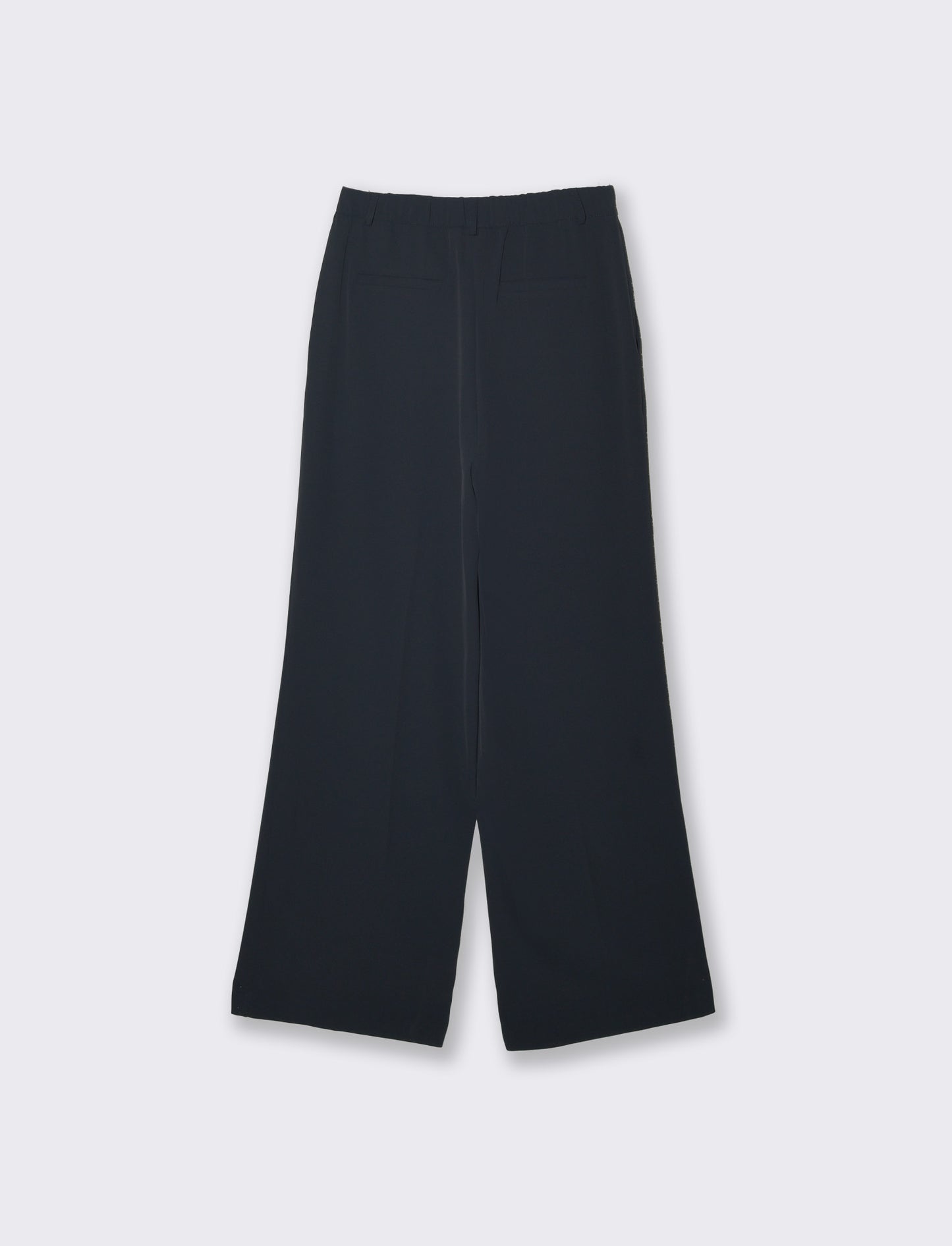 Pantalone palazzo in tessuto fluido - Blu