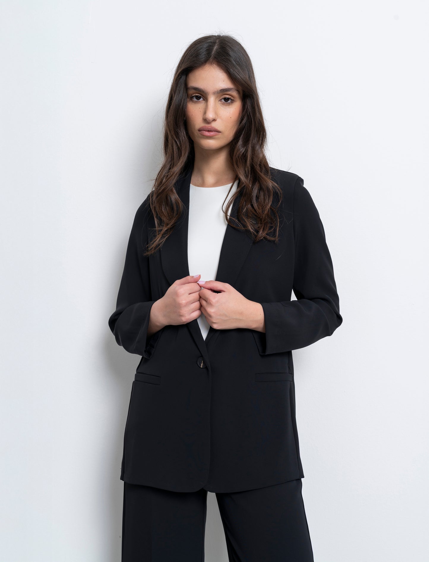 Giacca monopetto over - Nero