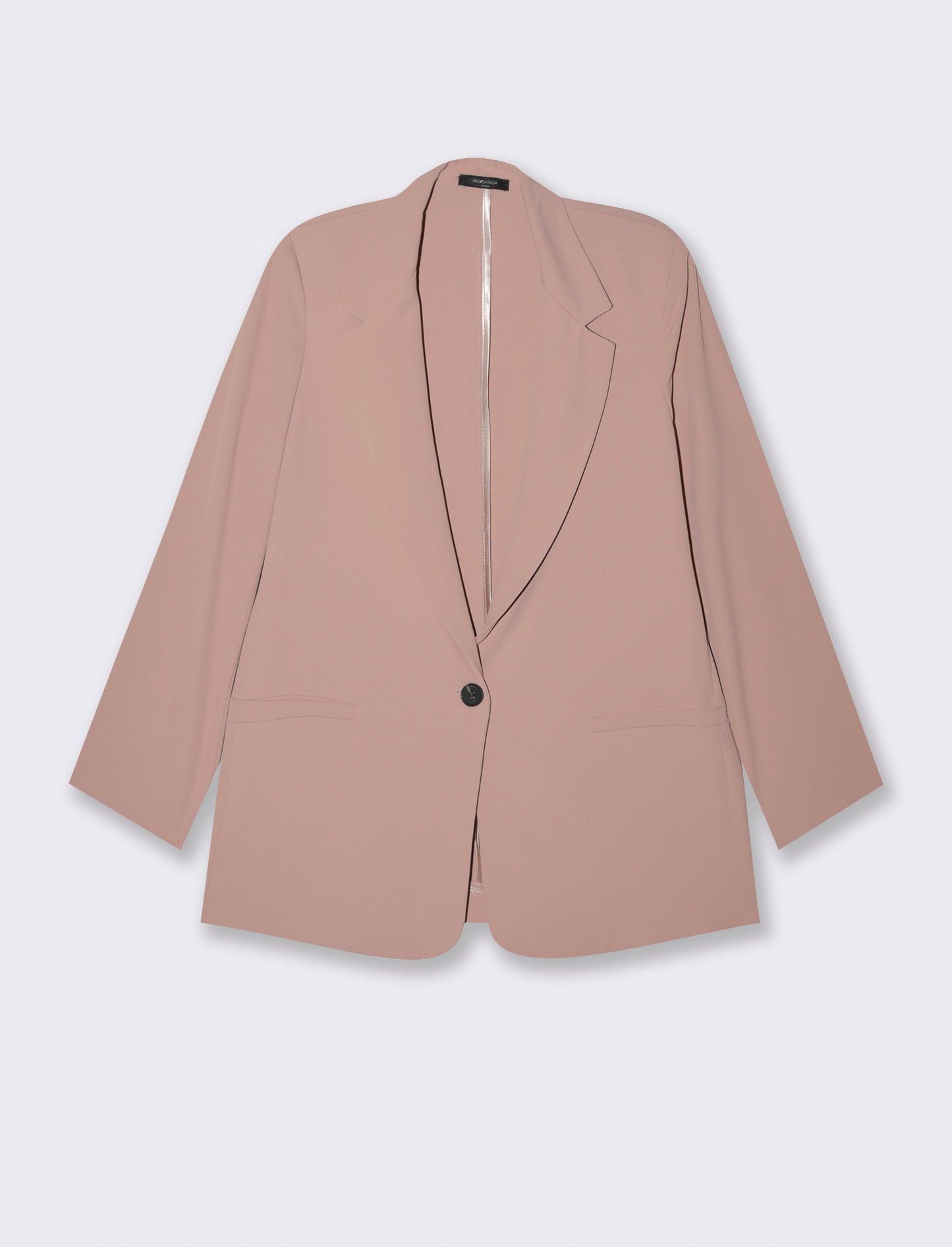Giacca monopetto over - Rosa