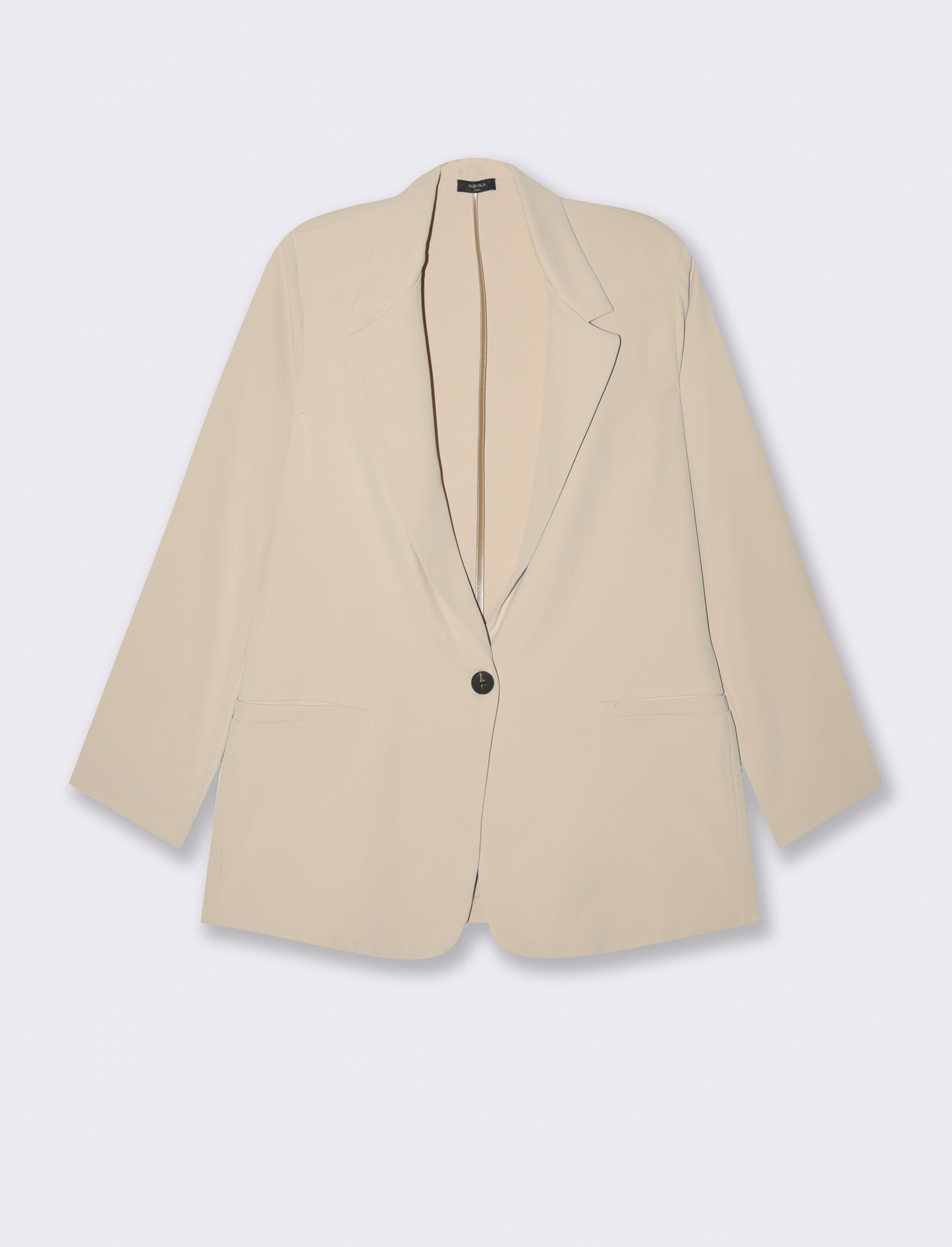 Giacca monopetto over - Beige