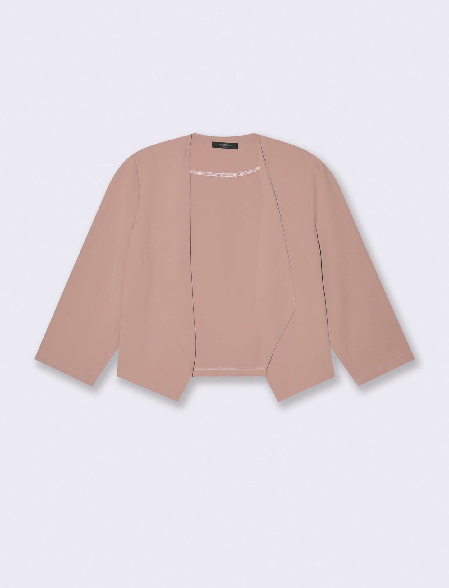 Giacca corta con bavaro largo - Rosa
