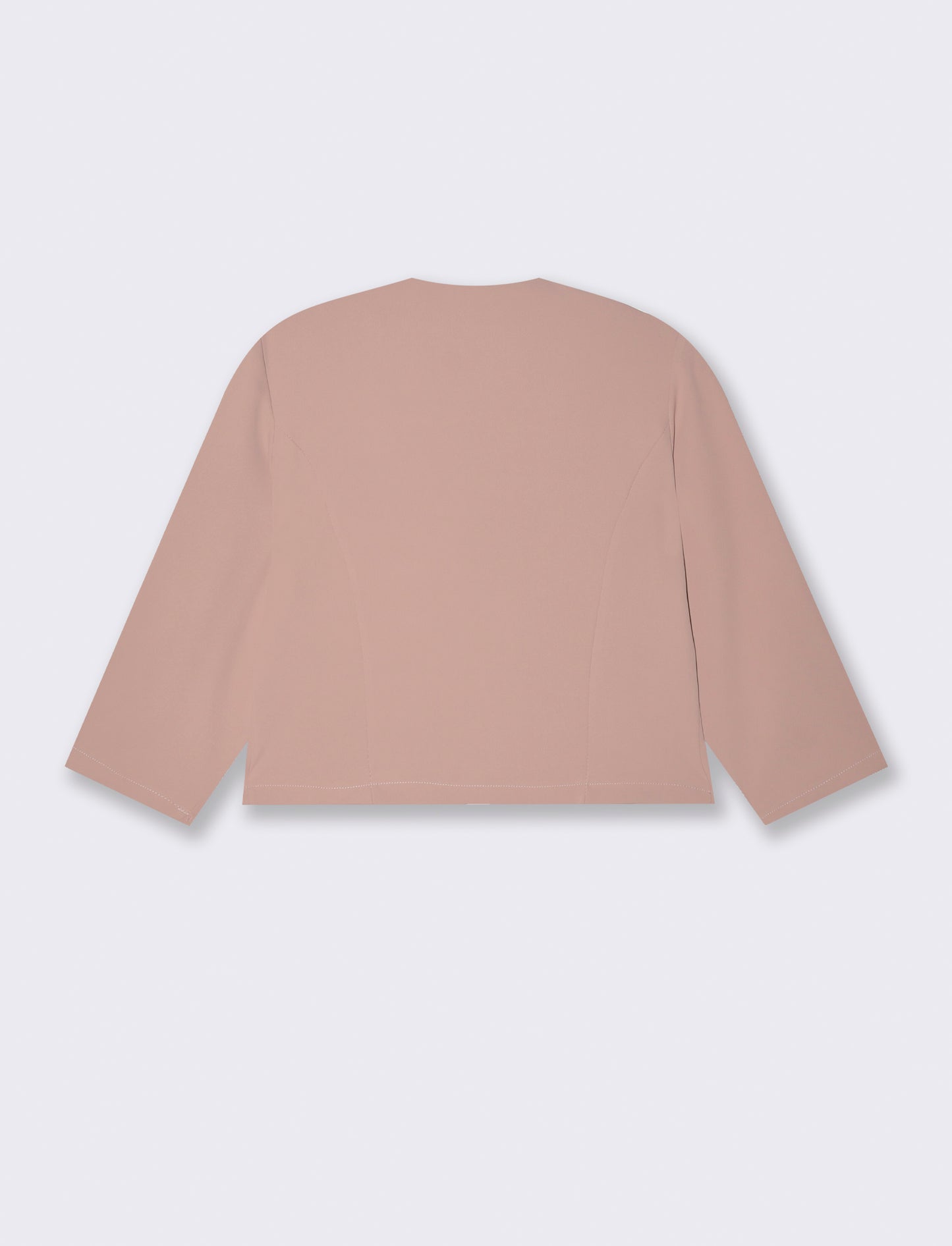 Giacca corta con bavaro largo - Rosa