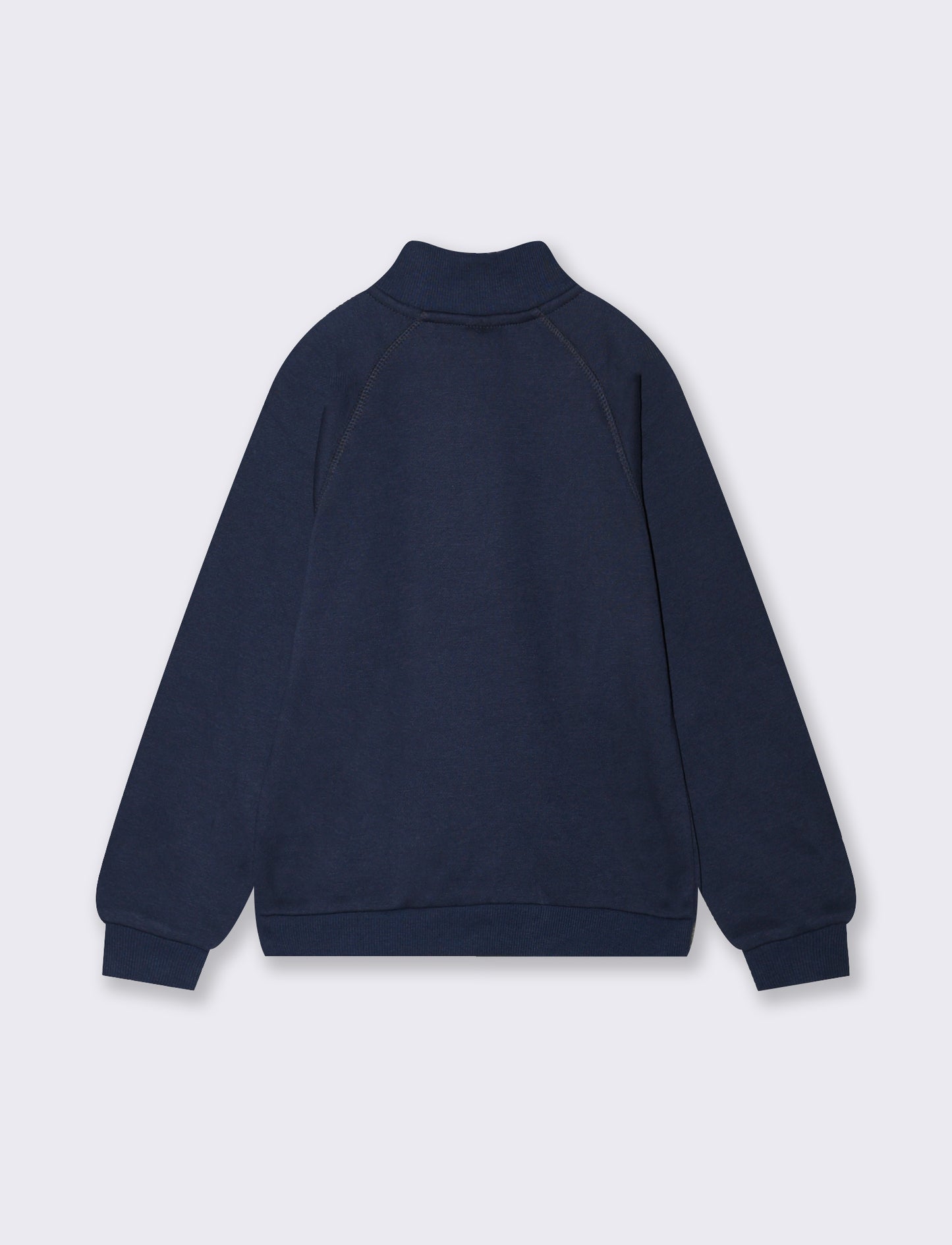 FELPA CON ZIP - Blu